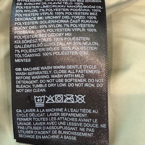 The North Face Rusta Puffer Jacket Mens Medium Tea Green Black Winter Coat NWT - Picture 6 of 16